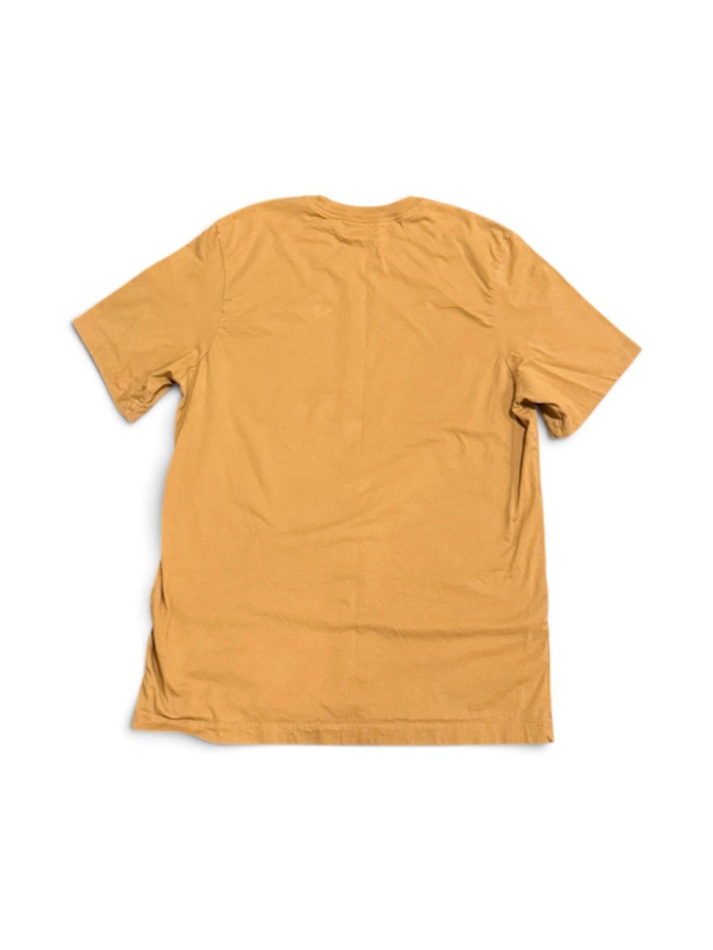 Nike Men’s The Nike Tee Ale Brown Tan Embroidered Swoosh Logo T-Shirt Sz L - Picture 3 of 5